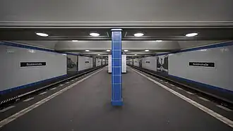 Perron van station Boddinstraße