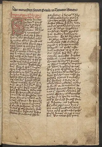 Folium 1r van Hs. 290