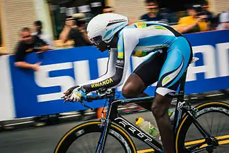 Girubuntu tijdens het WK 2015 in Richmond (VS)