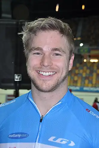 Barrette bij de WK van 2018.