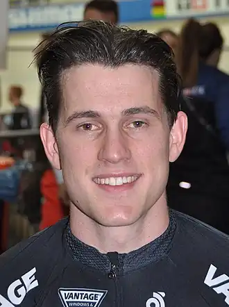 Webster bij de WK van 2018.