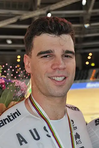 Hart bij de Wereldkampioenschappen baanwielrennen 2020 in Berlijn.