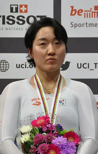 Lee Hye-jin bij de 2020
