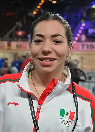 Gaxiola bij de WK van 2020.