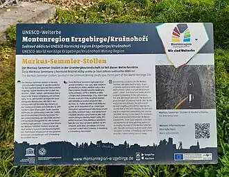 Ingang Marx-Semmler-Stollen, Niederschlema