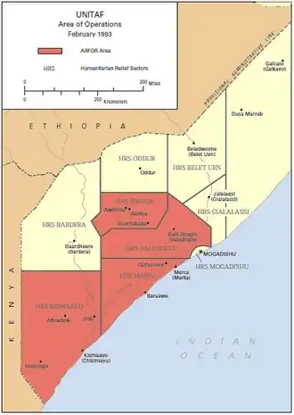 De Somalische hoofdstad Mogadishu.