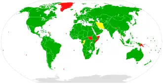 alt= ■ Ondertekend en geratificeerd of toegetreden ■ Alleen ondertekend ■ Niet ondertekend