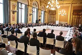 Een door Groot-Brittannië en UNSMIL georganiseerde bijeenkomst van 40 landen, VN-agentschappen en internationale organisaties in Londen op 19 oktober 2015 om af te spreken hoe men de nieuwe Libische regering best kon steunen.