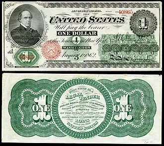 1 dollar biljet (1862-1863)