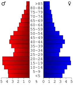 Bevolkingspiramide Beltrami County
