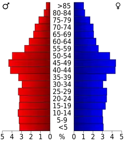 Bevolkingspiramide Boone County