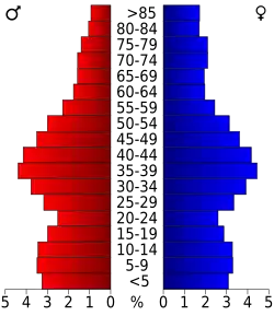Bevolkingspiramide Broward County