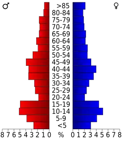 Bevolkingspiramide Brule County