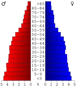 Bevolkingspiramide Canyon County