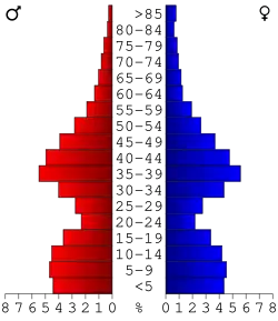 Bevolkingspiramide Carver County