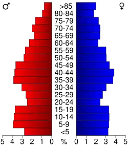 Bevolkingspiramide Clark County