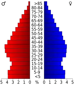 Bevolkingspiramide Clark County
