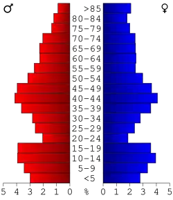 Bevolkingspiramide Clayton County