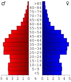 Bevolkingspiramide Cobb County