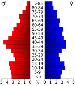 Bevolkingspiramide Craig County
