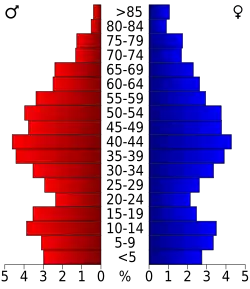 Bevolkingspiramide Craig County