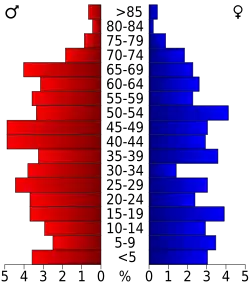 Bevolkingspiramide Daggett County