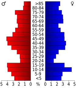Bevolkingspiramide Day County