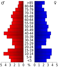 Bevolkingspiramide Deuel County