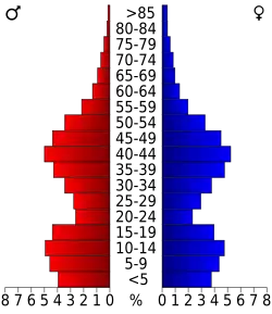 Bevolkingspiramide Fort Bend County