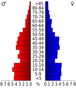 Bevolkingspiramide Grant County