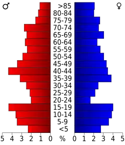 Bevolkingspiramide Grant County