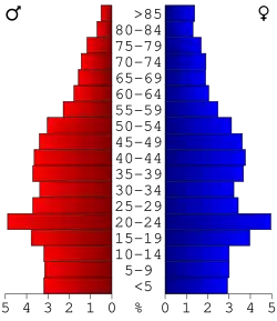Bevolkingspiramide Greene County