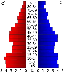Bevolkingspiramide Hale County