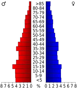 Bevolkingspiramide Hale County