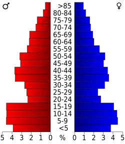 Bevolkingspiramide Hidalgo County
