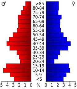 Bevolkingspiramide Holt County