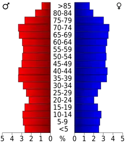 Bevolkingspiramide Lee County