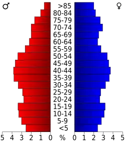 Bevolkingspiramide Luzerne County
