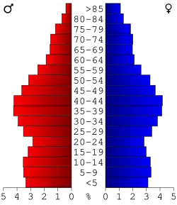 Bevolkingspiramide Macomb County