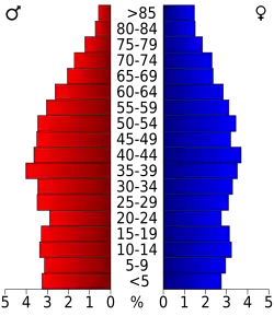 Bevolkingspiramide Marion County