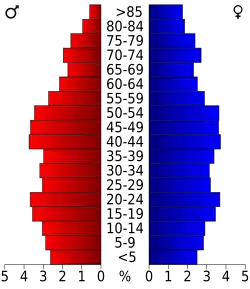 Bevolkingspiramide Marion County