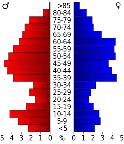 Bevolkingspiramide Mineral County