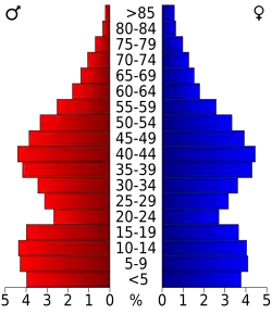 Bevolkingspiramide Montgomery County