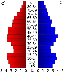 Bevolkingspiramide Morgan County