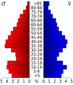 Bevolkingspiramide Owen County