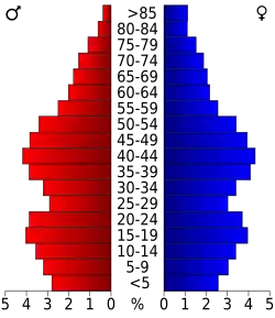 Bevolkingspiramide Penobscot County