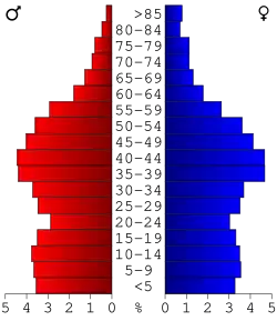 Bevolkingspiramide Platte County