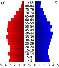 Bevolkingspiramide Polk County