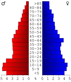 Bevolkingspiramide Quitman County