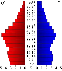 Bevolkingspiramide Ross County